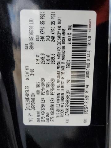 Photo 10 from auction – 2006 DODGE RAM 1500 S with VIN 1D7HA18226S609167