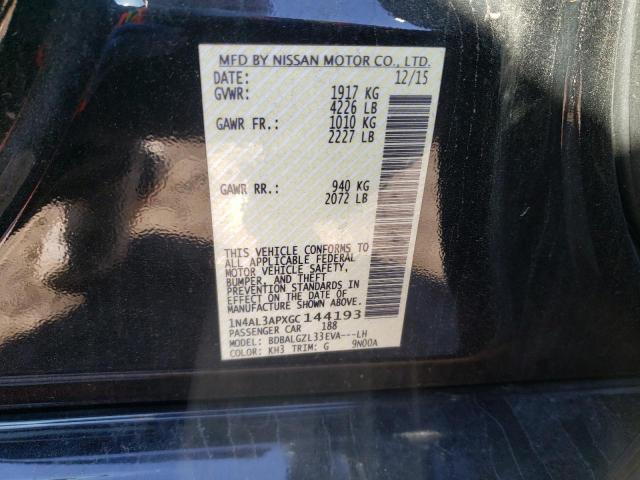 Photo 10 from auction – 2016 NISSAN ALTIMA 2.5 with VIN 1N4AL3APXGC144193