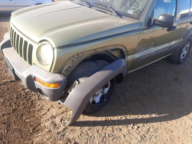 Photo 9 from auction – 2003 JEEP LIBERTY SP with VIN 1J4GL48K03W596354