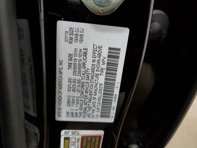 Photo 10 from auction – 2020 ACURA RDX TECHNO with VIN 5J8TC2H59LL009378