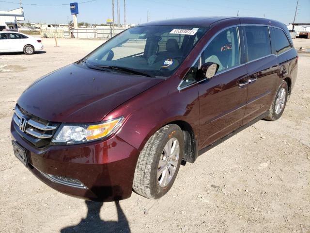 Photo 2 from auction – 2015 HONDA ODYSSEY EX with VIN 5FNRL5H60FB091897