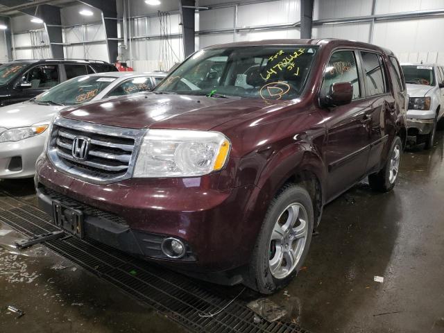 Photo 2 from auction – 2014 HONDA PILOT EXL with VIN 5FNYF4H53EB029901