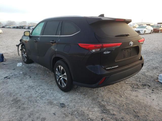 Photo 3 from auction – 2020 TOYOTA HIGHLANDER with VIN 5TDGZRAH3LS502841