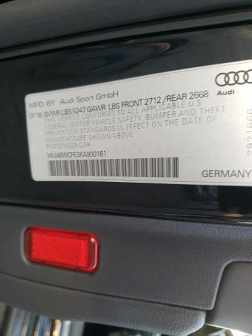 Zdjęcie 10 z aukcji – 2019 AUDI RS5 z VIN WUABWCF53KA900161