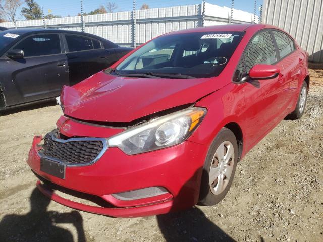 Photo 2 from auction – 2016 KIA FORTE LX with VIN KNAFK4A69G5496473