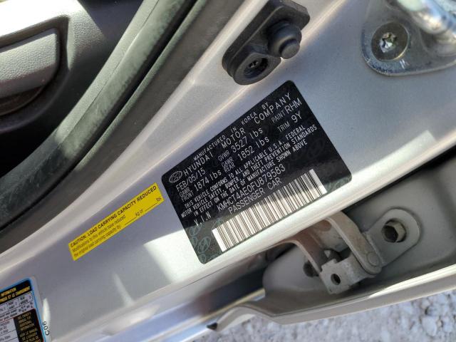 Photo 10 from auction – 2015 HYUNDAI ACCENT GLS with VIN KMHCT4AE0FU879583