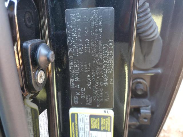 Photo 10 from auction – 2013 KIA OPTIMA LX with VIN KNAGM4A7XD5326173