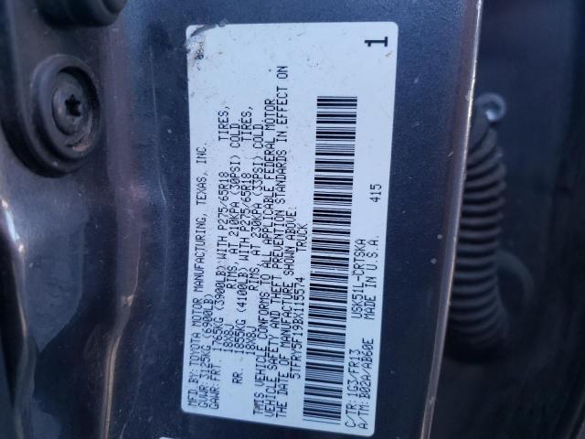 Photo 10 from auction – 2011 TOYOTA TUNDRA DOU with VIN 5TFRY5F19BX115574