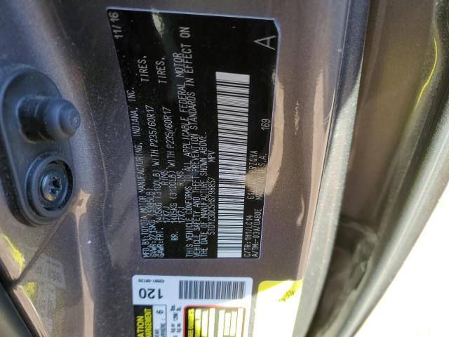 Photo 10 from auction – 2017 TOYOTA SIENNA XLE with VIN 5TDYZ3DC5HS798857