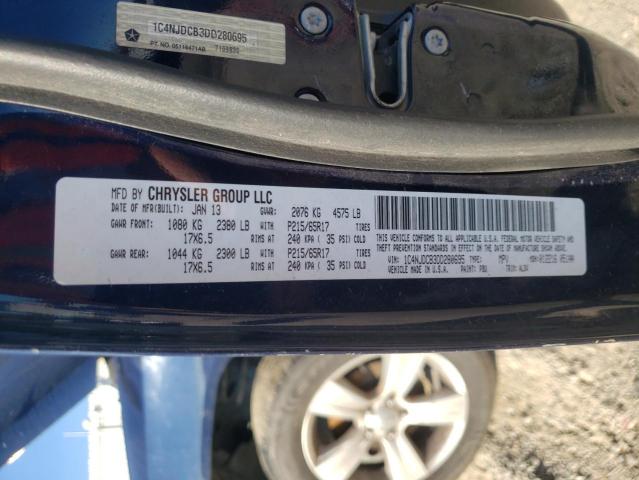 Photo 10 from auction – 2013 JEEP COMPASS LI with VIN 1C4NJDCB3DD280695