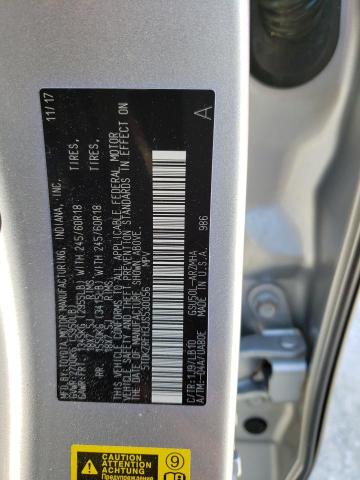 Photo 10 from auction – 2018 TOYOTA HIGHLANDER with VIN 5TDKZRFH3JS530056