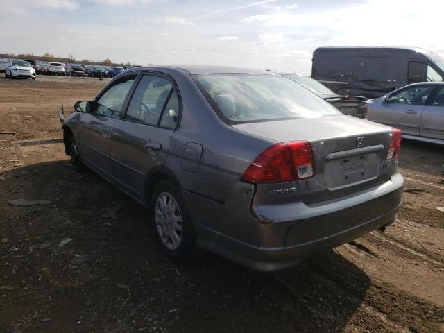 Photo 3 from auction – 2005 HONDA CIVIC LX with VIN 2HGES16695H621209