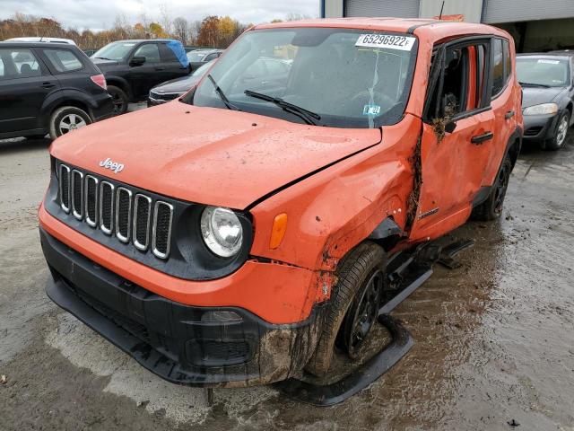 Photo 2 from auction – 2018 JEEP RENEGADE S with VIN ZACCJBAB6JPJ57983