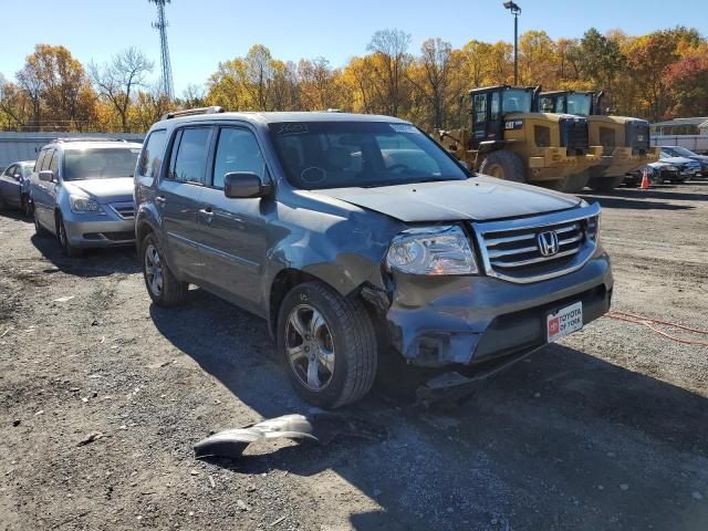 HONDA PILOT EXLN 2012 with VIN 5FNYF4H7XCB044796 - Photo from auction