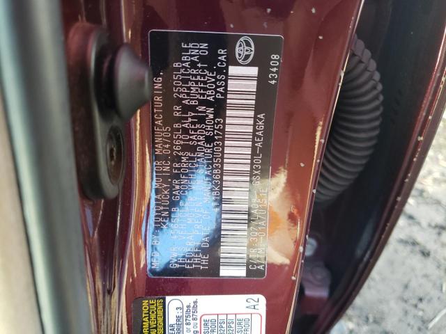 Photo 10 from auction – 2005 TOYOTA AVALON 4D with VIN 4T1BK36B35U031753