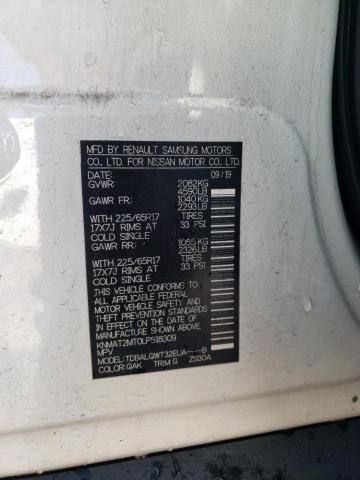 Photo 10 from auction – 2020 NISSAN ROGUE S with VIN KNMAT2MT0LP518309