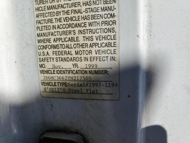 Photo 10 from auction – 2000 DODGE RAM 3500 with VIN 3B6MC3662YM217505