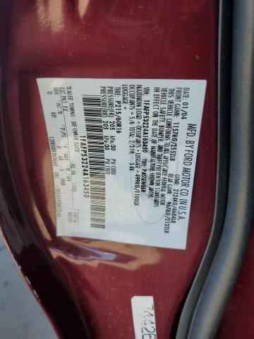 Photo 10 from auction – 2004 FORD TAURUS SE with VIN 1FAFP53224A163450