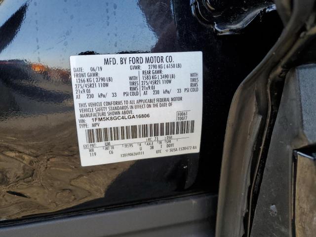 Photo 10 from auction – 2020 FORD EXPLORER S with VIN 1FM5K8GC4LGA16806