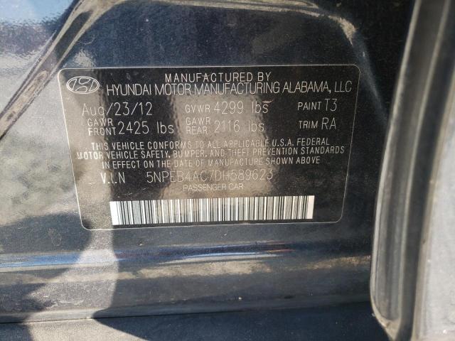 Photo 10 from auction – 2013 HYUNDAI SONATA GLS with VIN 5NPEB4AC7DH589623