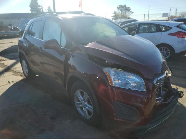 CHEVROLET TRAX 1LT 2016 with VIN 3GNCJLSBXGL183986 - Photo from auction