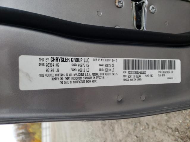 Photo 10 from auction – 2014 DODGE CHARGER SE with VIN 2C3CDXBG2EH295291