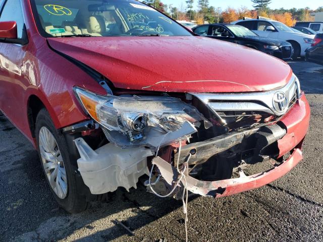 Photo 9 from auction – 2012 TOYOTA CAMRY BASE with VIN 4T4BF1FK9CR163556