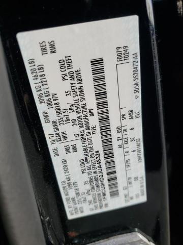 Photo 10 from auction – 2018 FORD ESCAPE SEL with VIN 1FMCU0HD2JUA48324