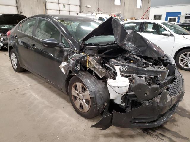 KIA FORTE LX 2015 with VIN KNAFK4A69F5423344 - Photo from auction