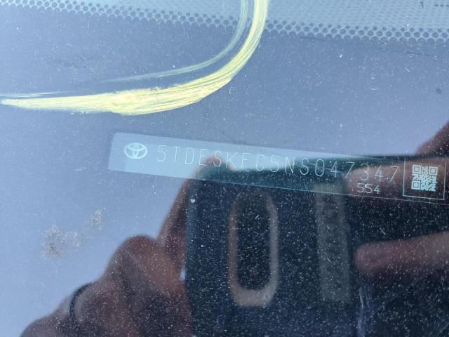 Photo 10 from auction – 2022 TOYOTA SIENNA LIM with VIN 5TDESKFC5NS047347