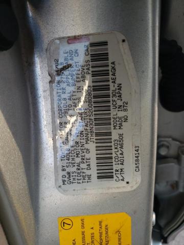 Photo 10 from auction – 2002 LEXUS LS 430 with VIN JTHBN30F520080803