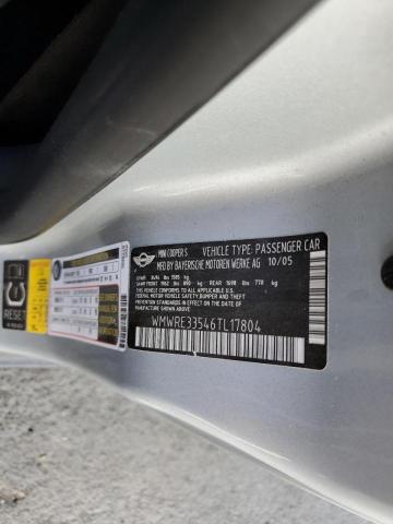 Photo 10 from auction – 2006 MINI COOPER S with VIN WMWRE33546TL17804