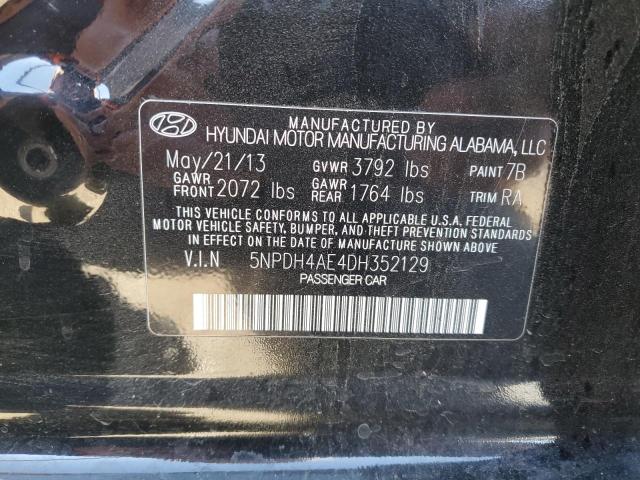 Photo 10 from auction – 2013 HYUNDAI ELANTRA GL with VIN 5NPDH4AE4DH352129