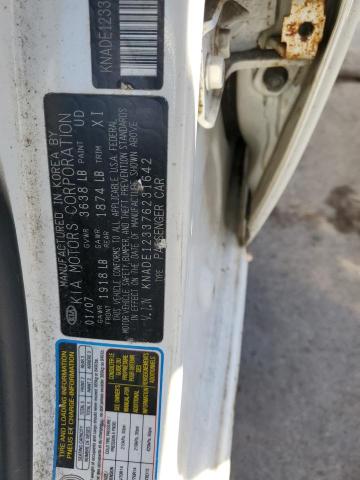 Photo 10 from auction – 2007 KIA RIO with VIN KNADE123376231642