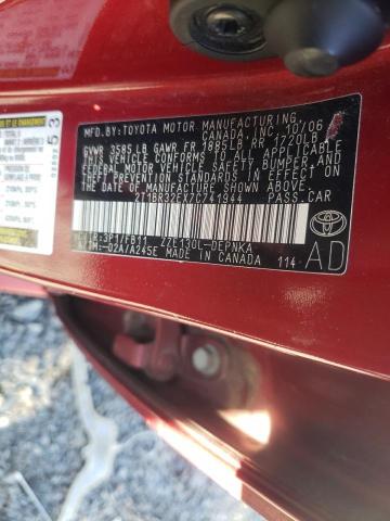 Фото 10 с аукциона – 2007 TOYOTA COROLLA CE с VIN 2T1BR32EX7C741944