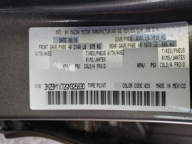 Photo 10 from auction – 2016 MAZDA 3 TOURING with VIN 3MZBM1V72GM325830