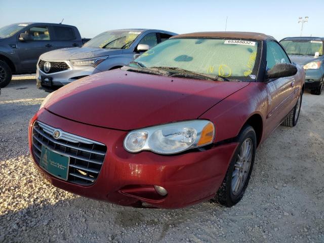 Photo 2 from auction – 2004 CHRYSLER SEBRING LX with VIN 1C3EL55R74N256456