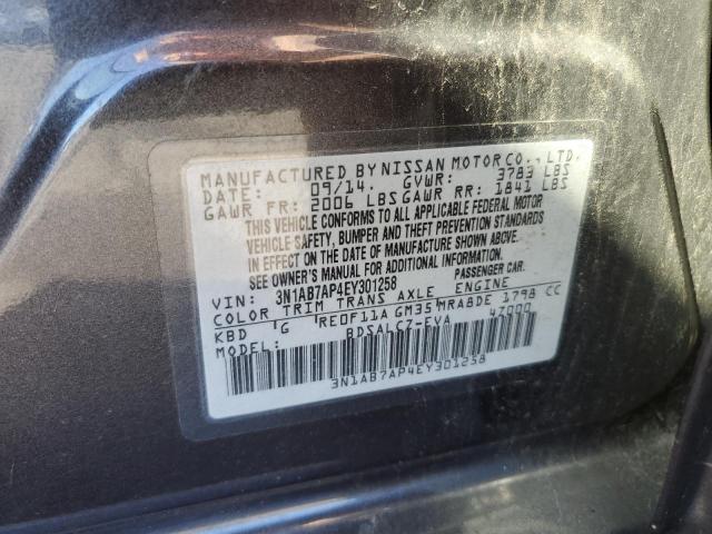 Photo 10 from auction – 2014 NISSAN SENTRA with VIN 3N1AB7AP4EY301258