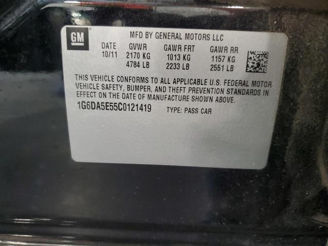 Photo 10 from auction – 2012 CADILLAC CTS with VIN 1G6DA5E55C0121419