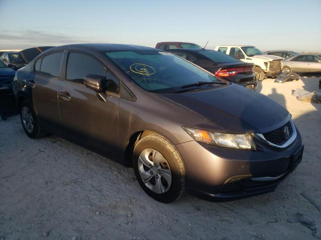 HONDA CIVIC LX 2014 with VIN 2HGFB2F52EH551781 - Photo from auction