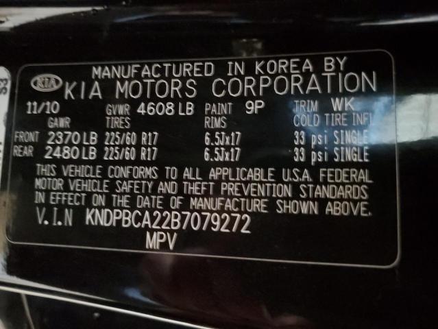 Photo 10 from auction – 2011 KIA SPORTAGE L with VIN KNDPBCA22B7079272
