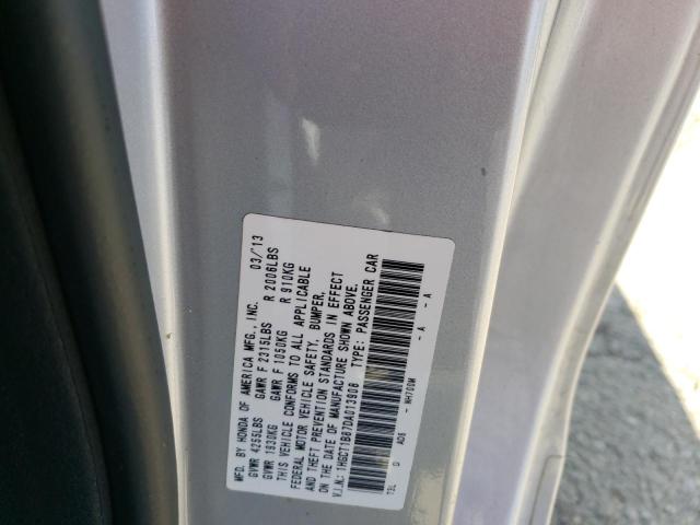 Photo 10 from auction – 2013 HONDA ACCORD with VIN 1HGCT1B87DA013908