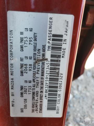 Photo 10 from auction – 2009 MAZDA 3 I with VIN JM1BK32F591213457