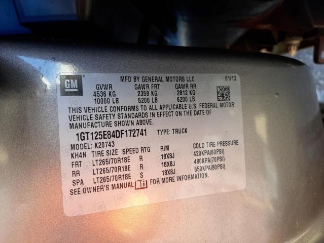 Photo 10 from auction – 2013 GMC SIERRA K25 with VIN 1GT125E84DF172741