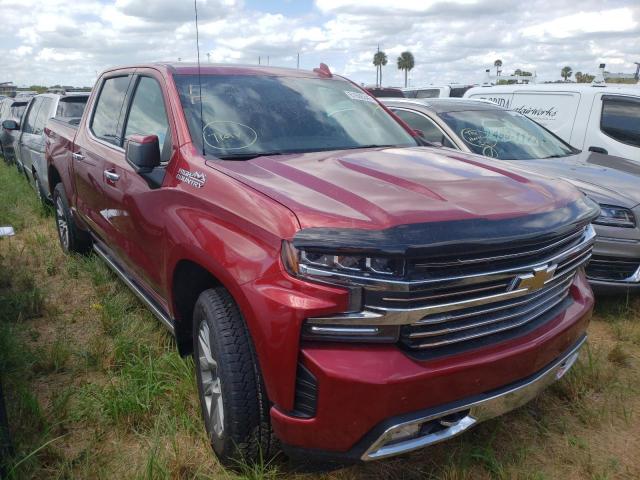 CHEVROLET SILVERADO 2021 with VIN 3GCUYHED6MG333602 - Photo from auction
