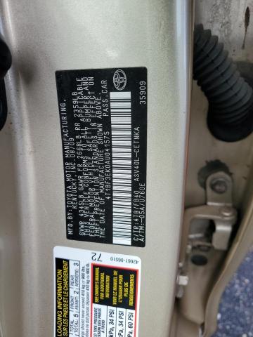 Photo 10 from auction – 2010 TOYOTA CAMRY BASE with VIN 4T1BF3EK0AU041575