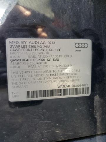 Photo 10 from auction – 2013 AUDI Q5 PREMIUM with VIN WA1LFAFPXDA084621