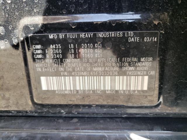 Foto 10 de la subasta – 2014 SUBARU LEGACY 2.5 con VIN 4S3BMBL65E3032036