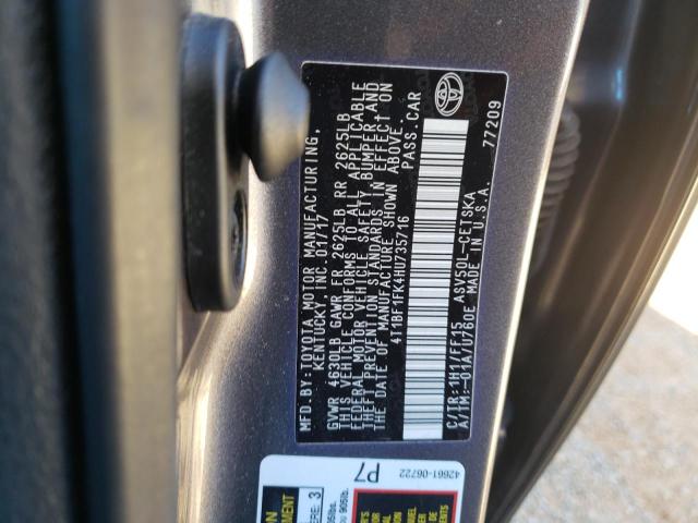 Photo 10 from auction – 2017 TOYOTA CAMRY LE with VIN 4T1BF1FK4HU735716