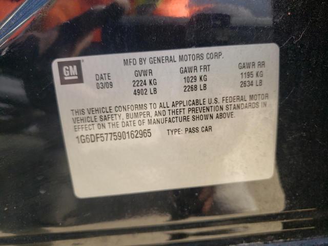 Photo 10 from auction – 2009 CADILLAC CTS with VIN 1G6DF577590162965